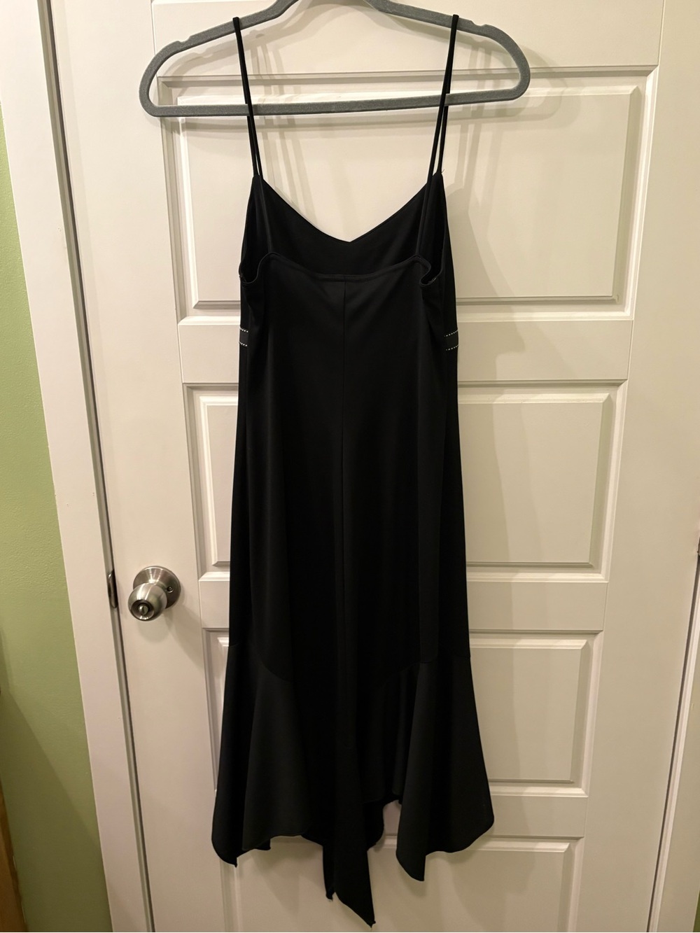 Y2K Studio Y Black Spaghetti-Strap Midi Dress with Bow Trim - Picture 3 of 3